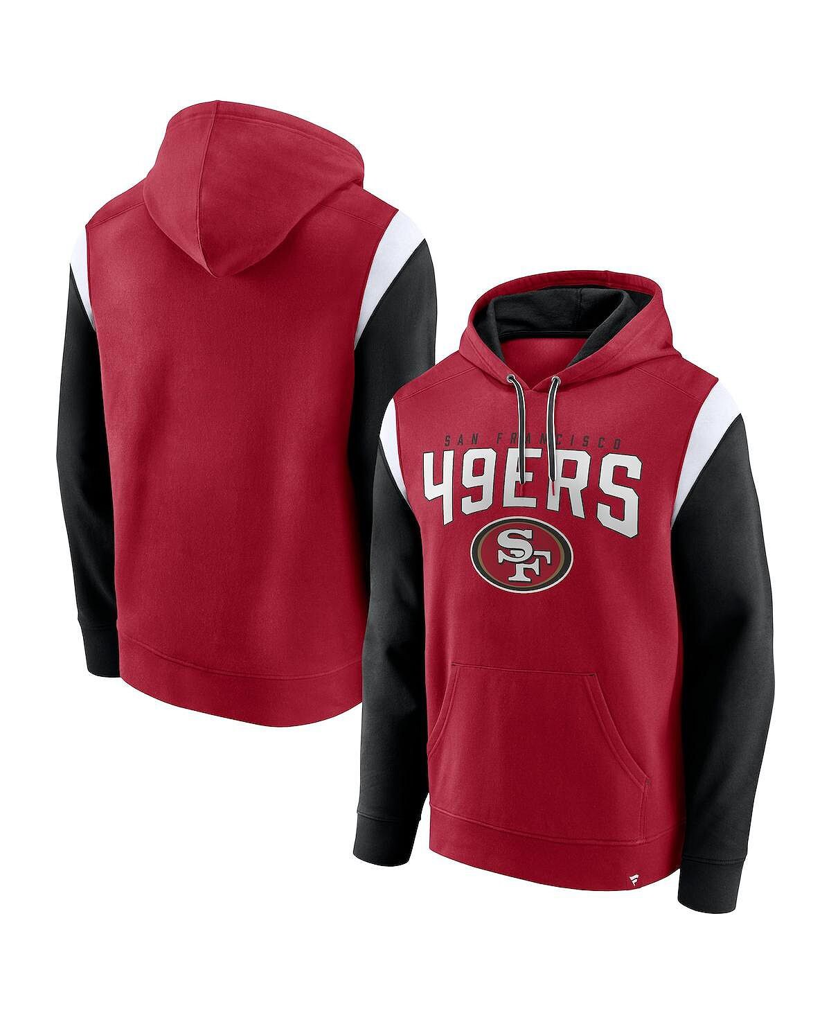 

Мужской пуловер с капюшоном Scarlet San Francisco 49ers Trench Battle Fanatics