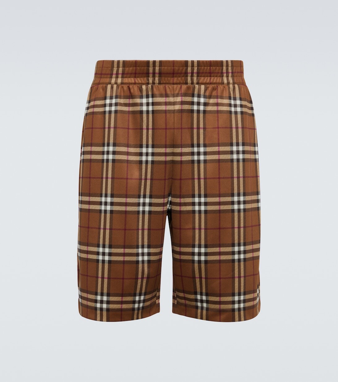 

Шорты в клетку Burberry, бежевый