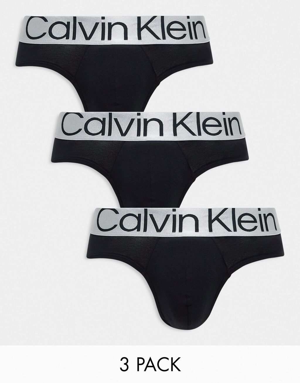 

Черные трусы из трех пар Calvin Klein