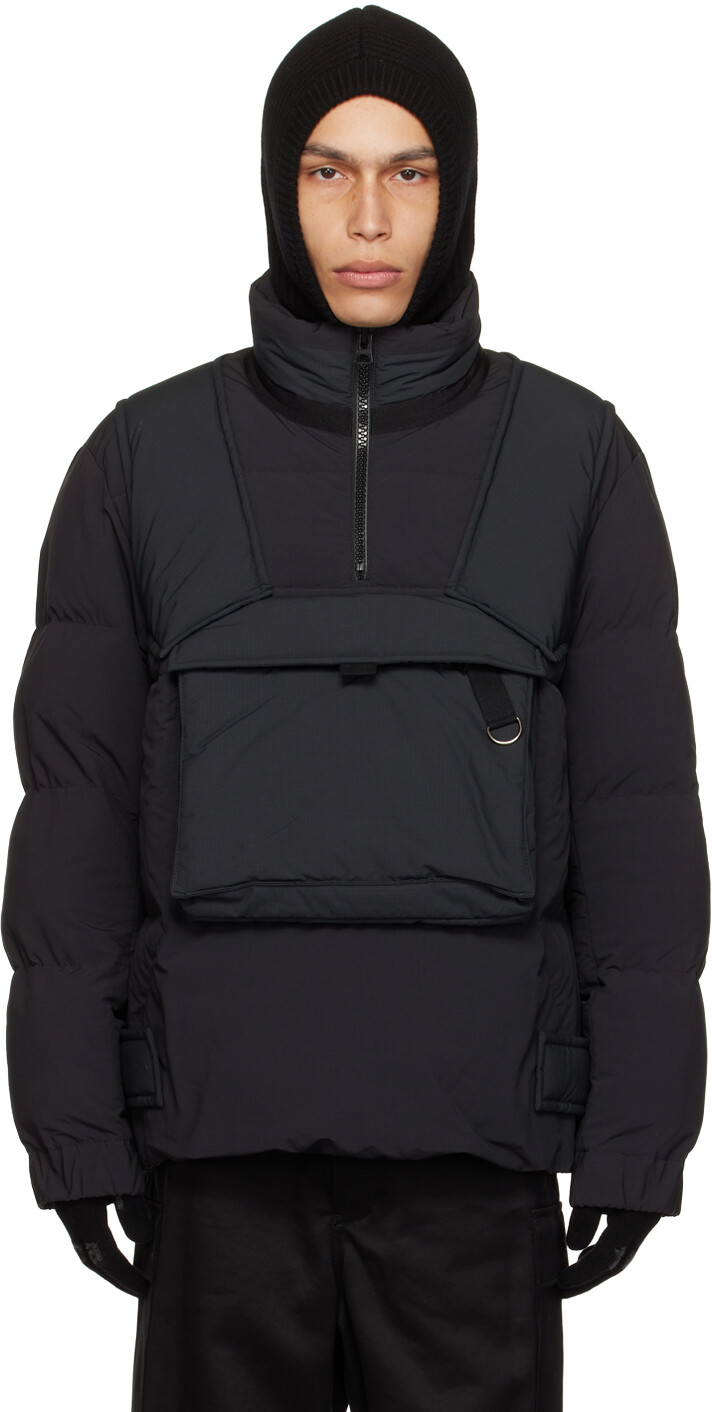 

Черная стеганая куртка sacai, Черный