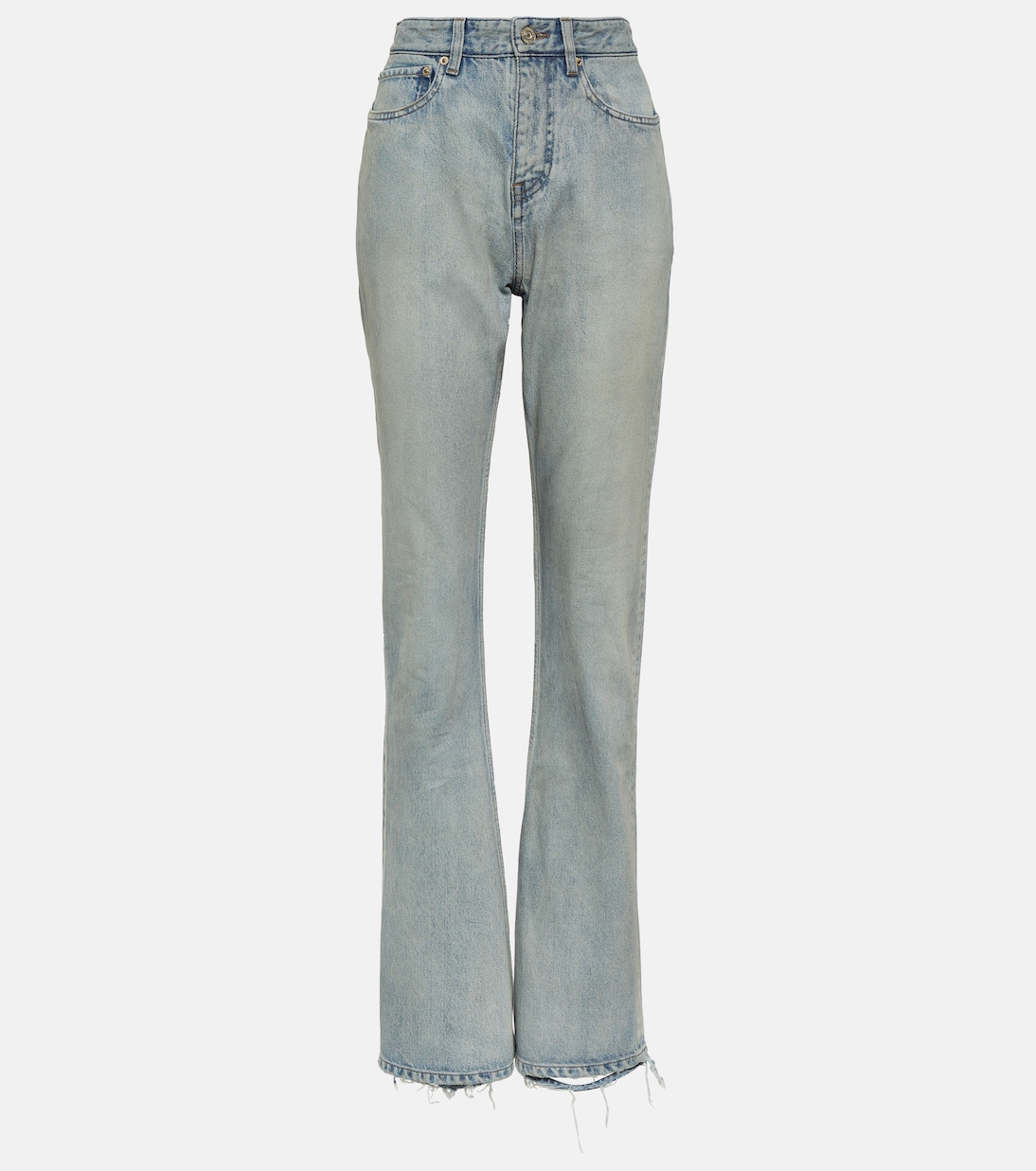 цена Расклешенные джинсы Balenciaga, синий