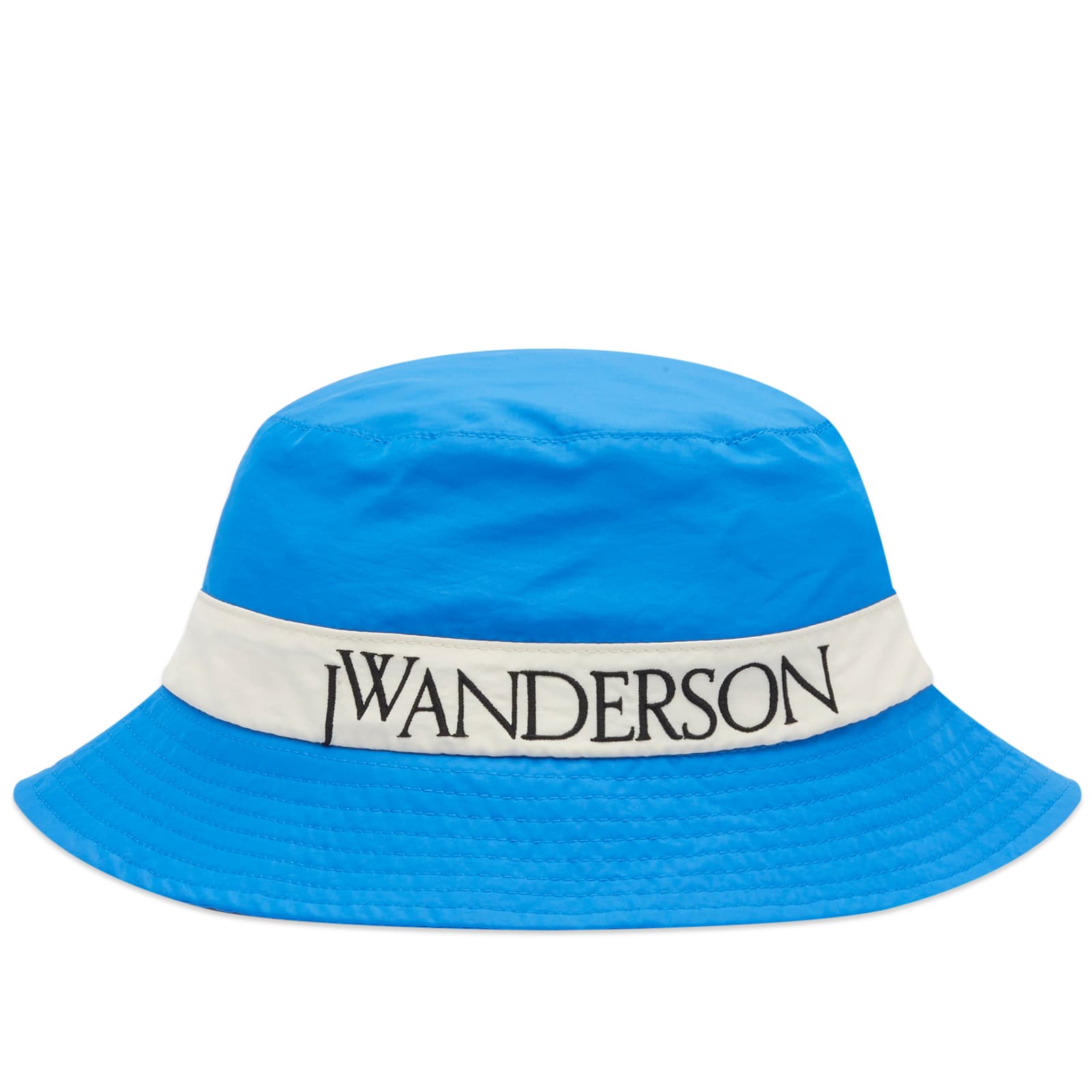 Панама Jw Anderson Logo, цвет Blue & White синяя рубашка с драпировкой спереди jw anderson