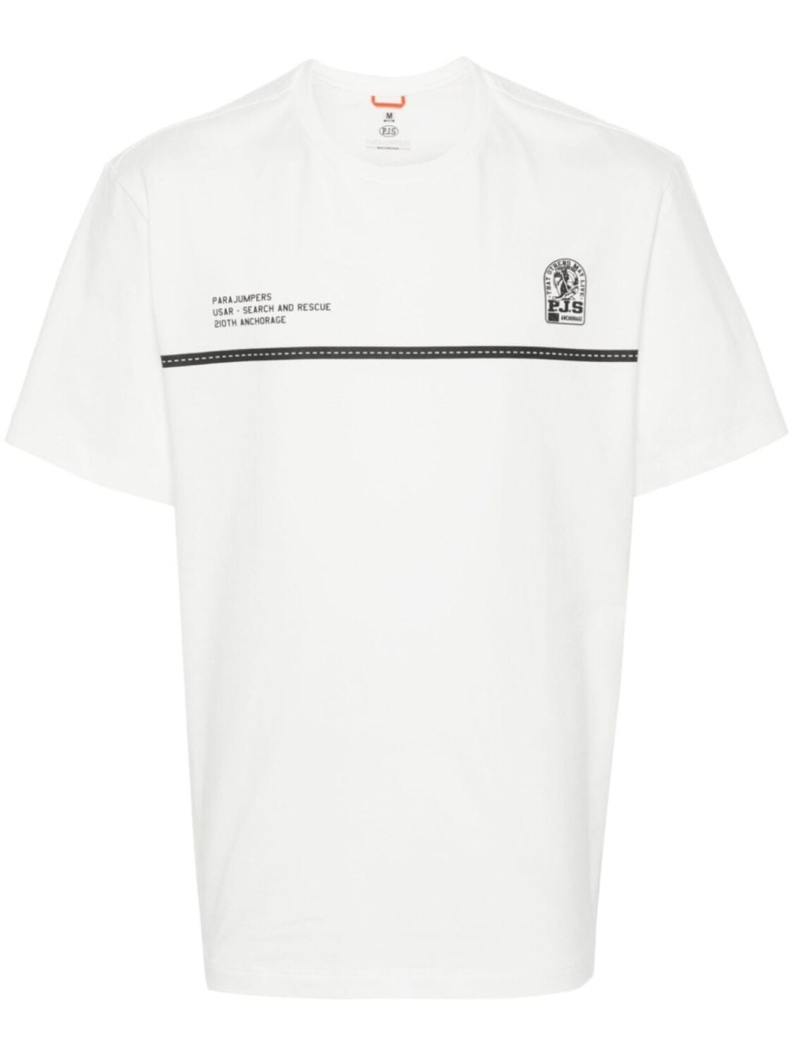 

Parajumpers футболка Massaua Tee с логотипом, белый