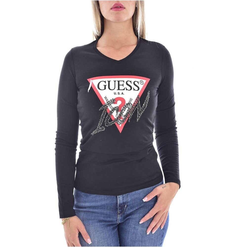 

Футболка Guess W2BI39 I3Z13 Long Sleeve Crew Neck, черный, Черный;серый, Футболка Guess W2BI39 I3Z13 Long Sleeve Crew Neck, черный