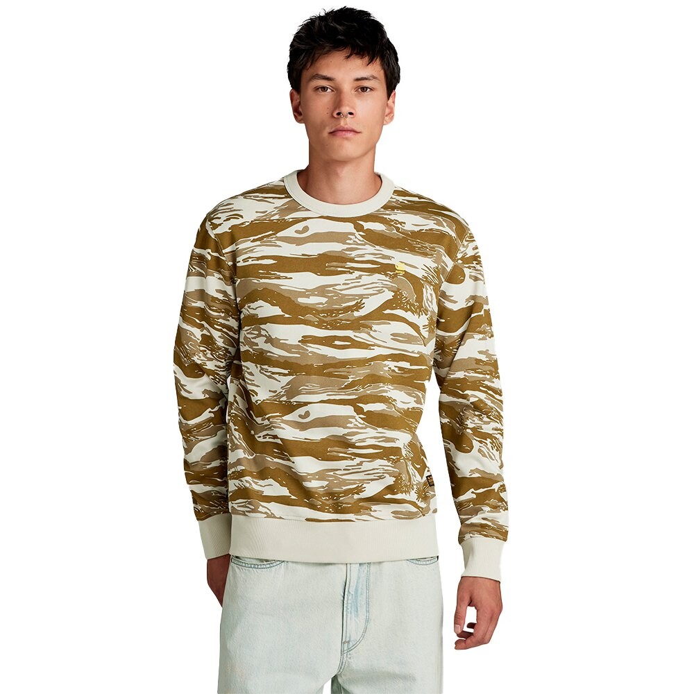 

Толстовка G-Star Tiger Camo R, бежевый, Коричневый, Толстовка G-Star Tiger Camo R, бежевый