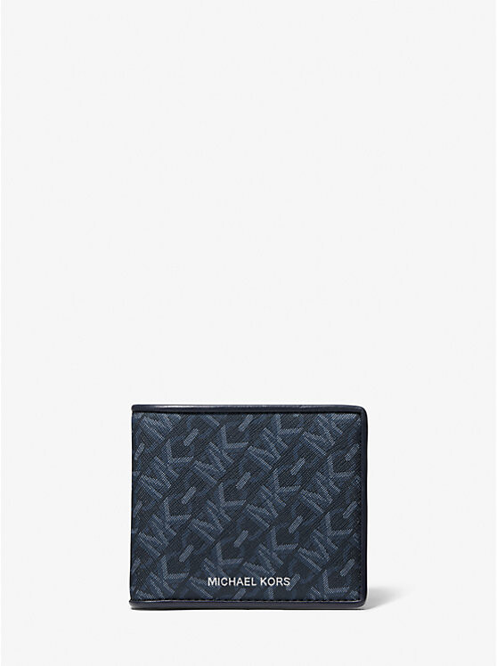 

Кошелек Hudson Empire Signature с логотипом Michael Kors Mens, синий