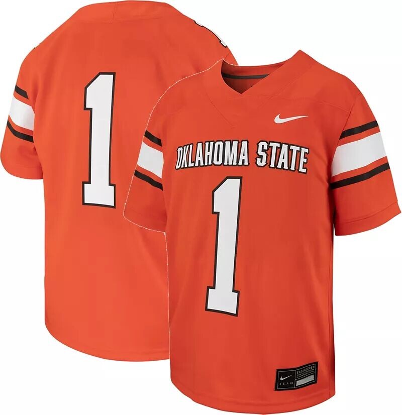 

Реплика футбольной майки Nike Little Kids Oklahoma State Cowboys оранжевого цвета