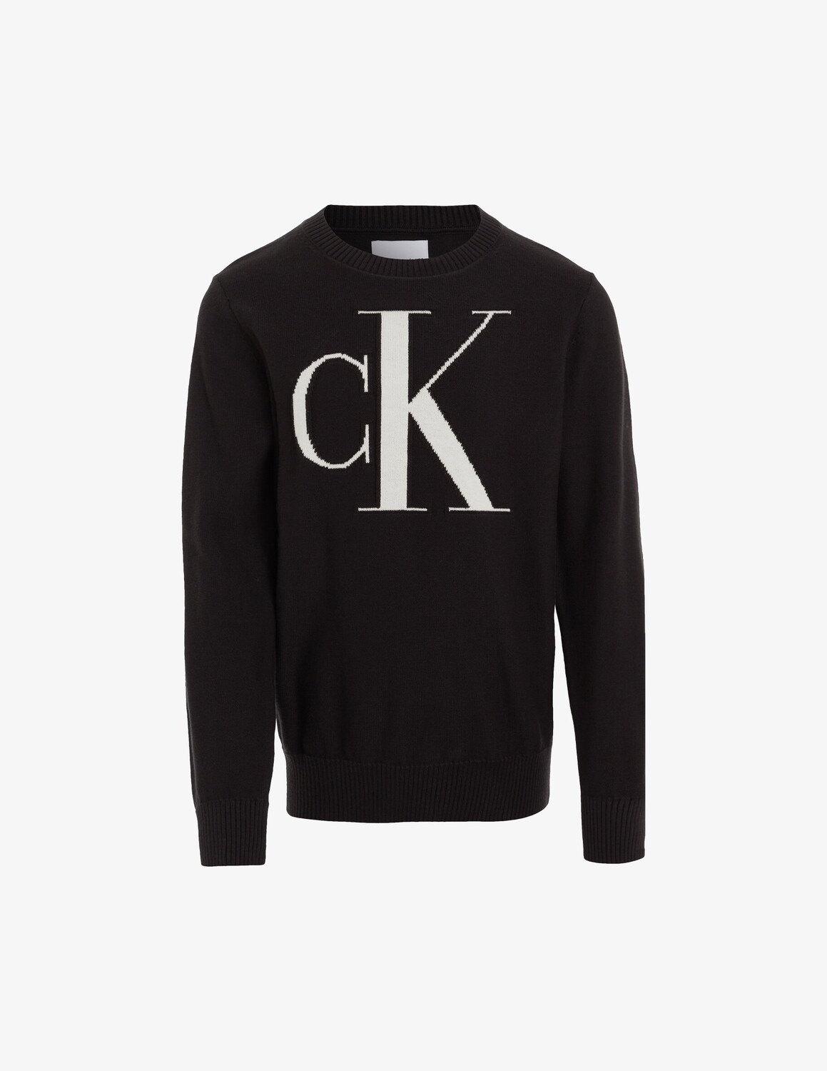 

Хлопковый свитер Calvin Klein, черный