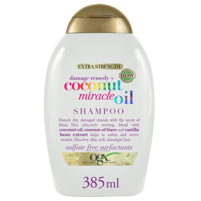цена Шампунь Coconut Miracle Oil Champú de Coco Cabellos Dañados Ogx, 385 ml