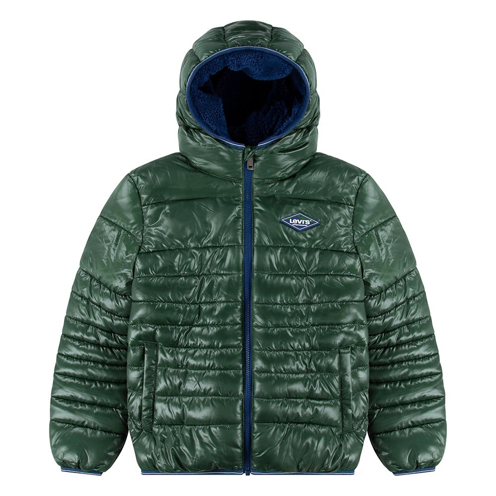 Куртка Levi´s Sherpa Lined MDWT Puffer, зеленый