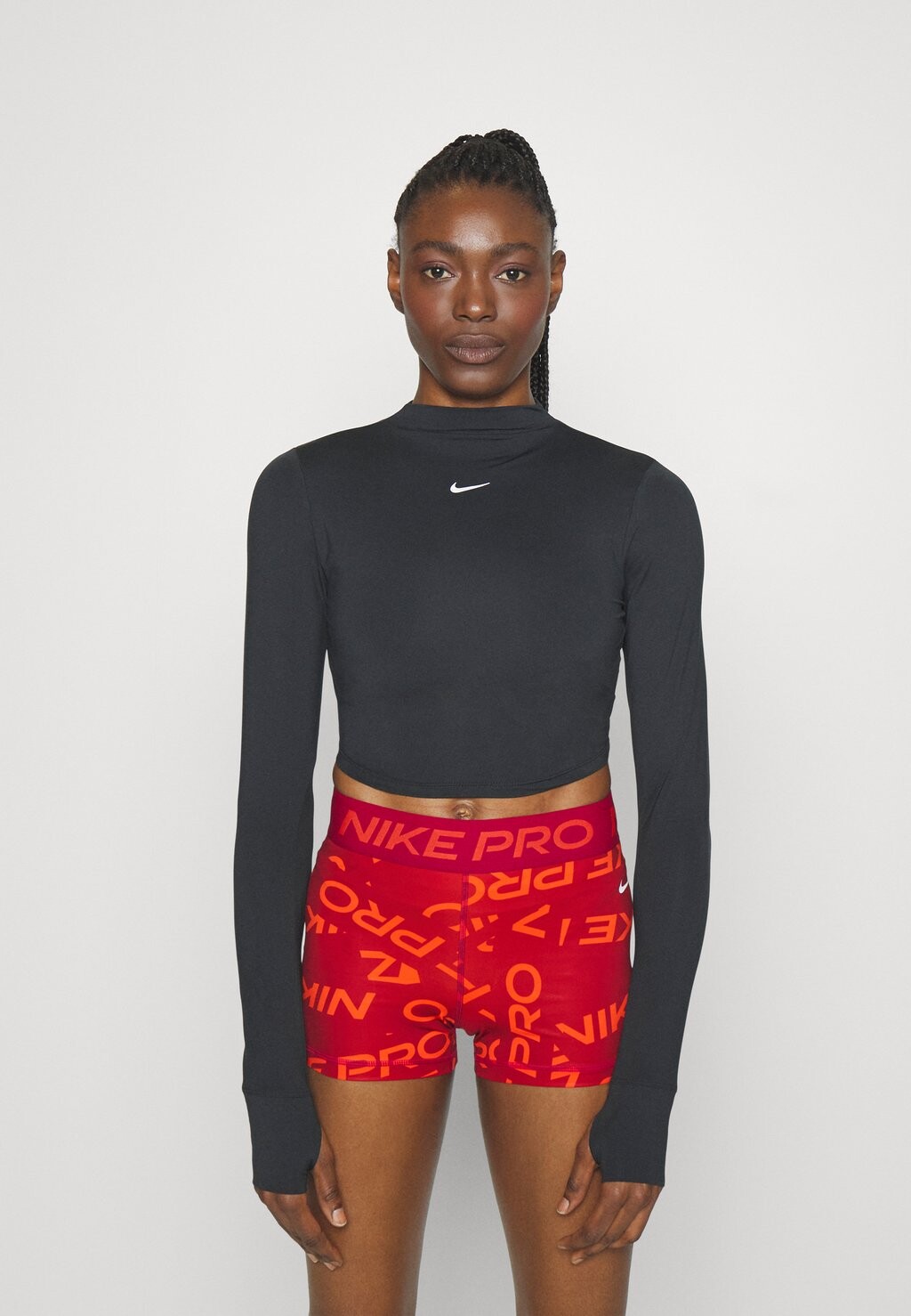 

Блузка с длинными рукавами ONE LUXE CROP Nike Performance, черный