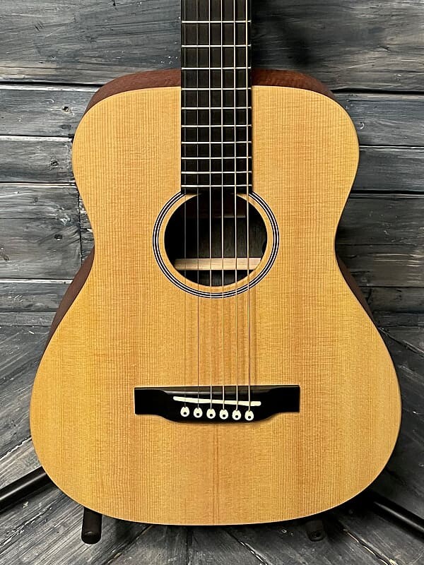

Акустическая гитара Martin Left Handed LX1E Little Martin Acoustic Electric Short Scale Guitar with Gig Bag- Natural