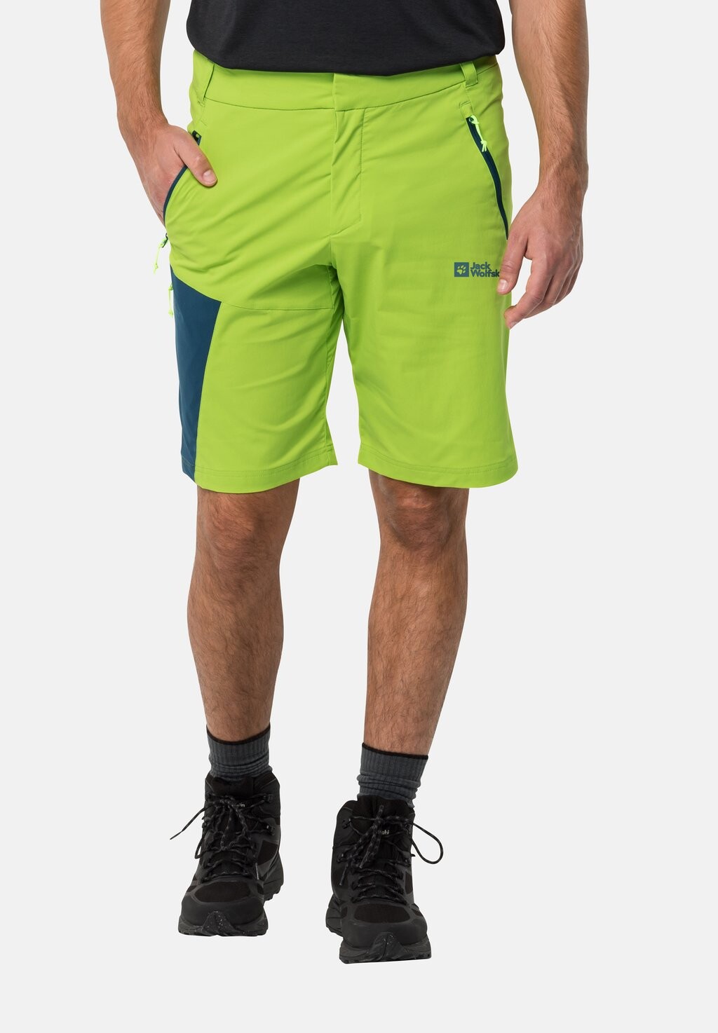 

Шорты для активного отдыха GLASTAL Jack Wolfskin, цвет fresh green