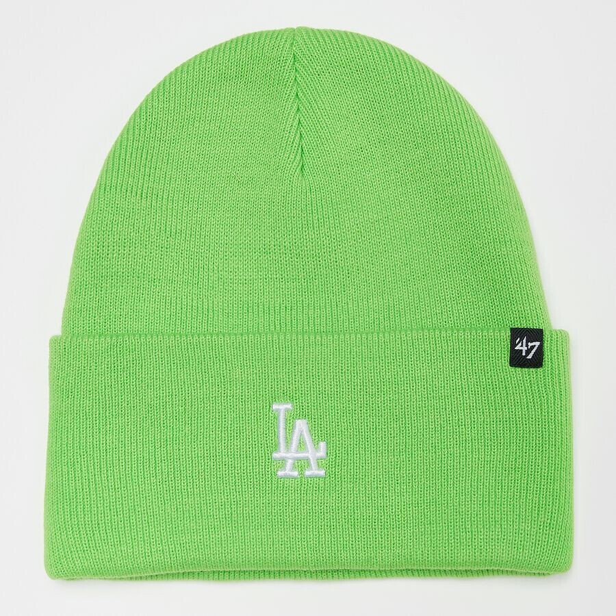 

Шапка MLB Los Angeles Dodgers Base Runner ’47 Cuff Knit 47 Brand, цвет lime