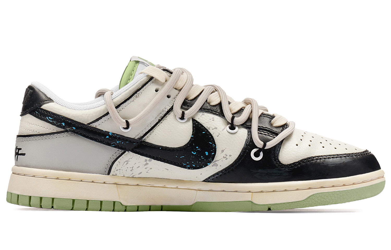 

Мужские кроссовки для скейтбординга Nike Dunk, White/Green/Black