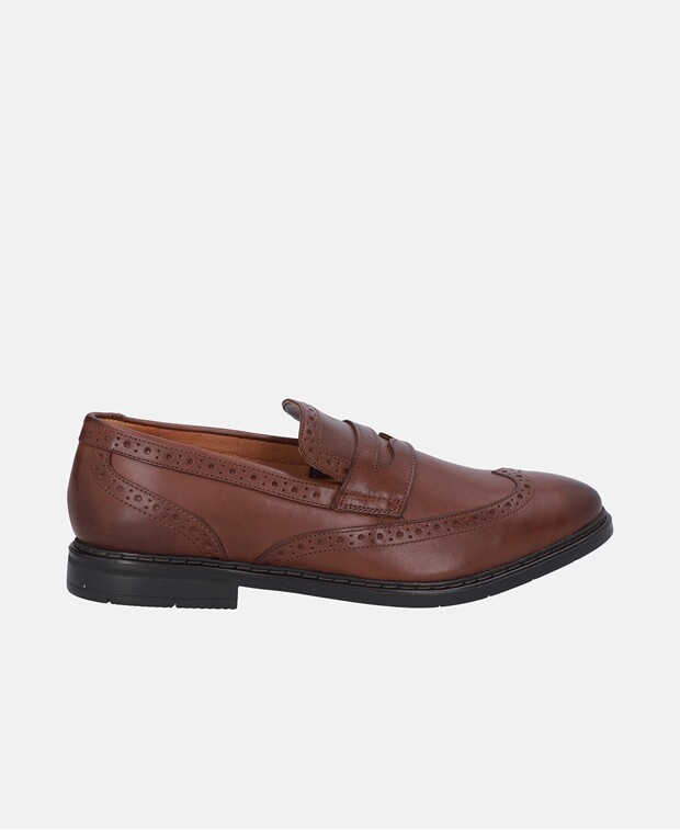 

Лоферы Clarks, коньяк