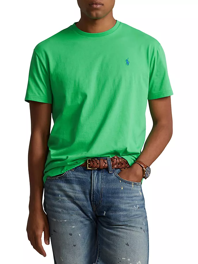 

Футболка из джерси с короткими рукавами Polo Ralph Lauren, цвет course green