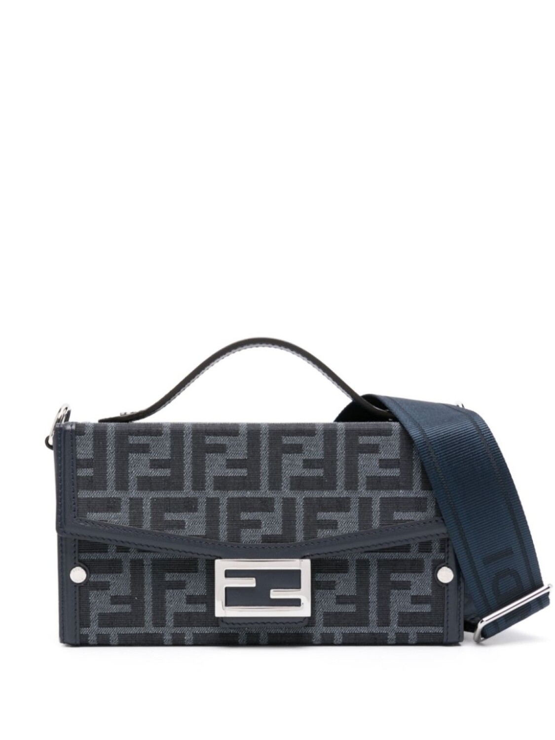 

FENDI сумка-мессенджер Baguette Soft Trunk, синий