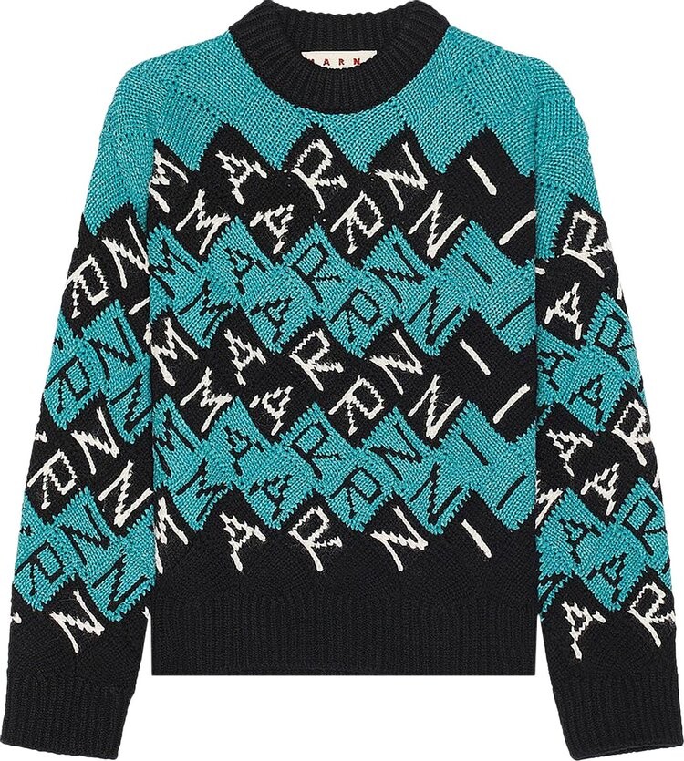 

Свитер Marni 3D Blocks Logo 'Black', черный