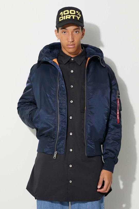 

Куртка с капюшоном MA-1 Alpha Industries, синий