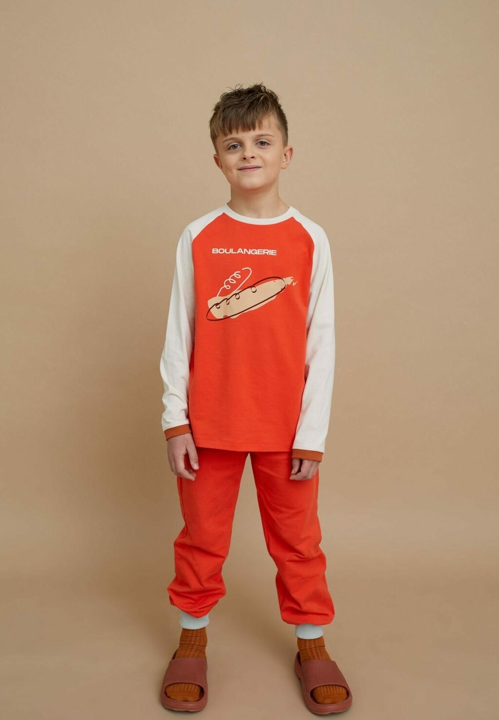 

Рубашка с длинным рукавом BOULANGERIE LONG SLEEVE Oxox Club, цвет orange