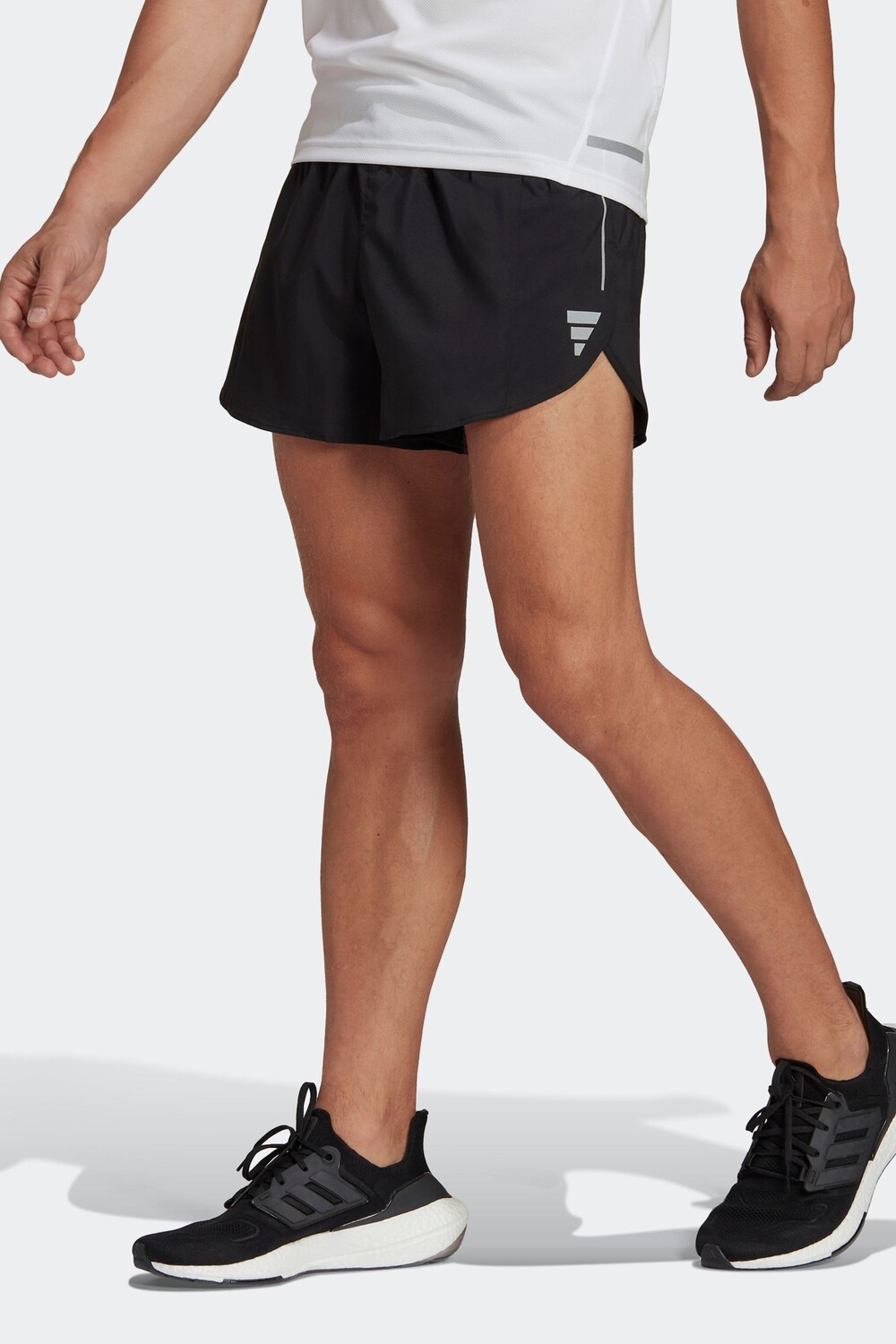 

Шорты Own Performance Run с разрезами adidas, черный