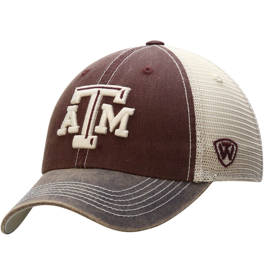 

Бейсболка Top of the World Texas A And M Aggies, бордовый