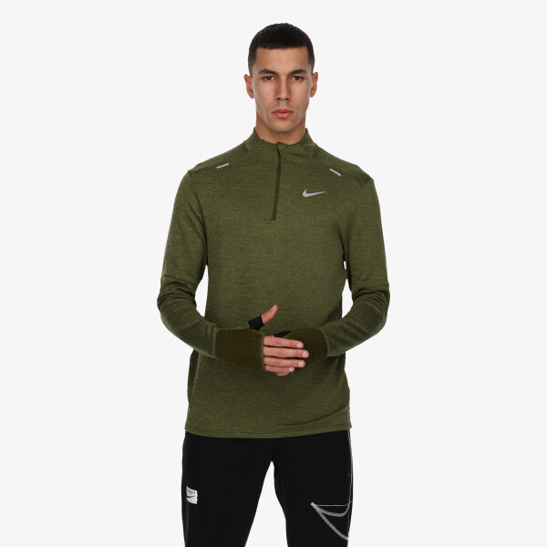 

Толстовка therma-fit с отталкивающим элементом Nike, зеленый