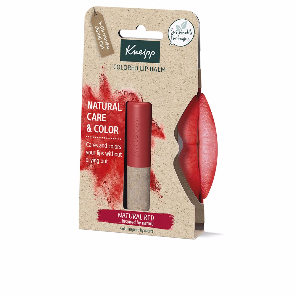 

Губная помада Labial con color bálsamo Kneipp, 3,5 g, natural red