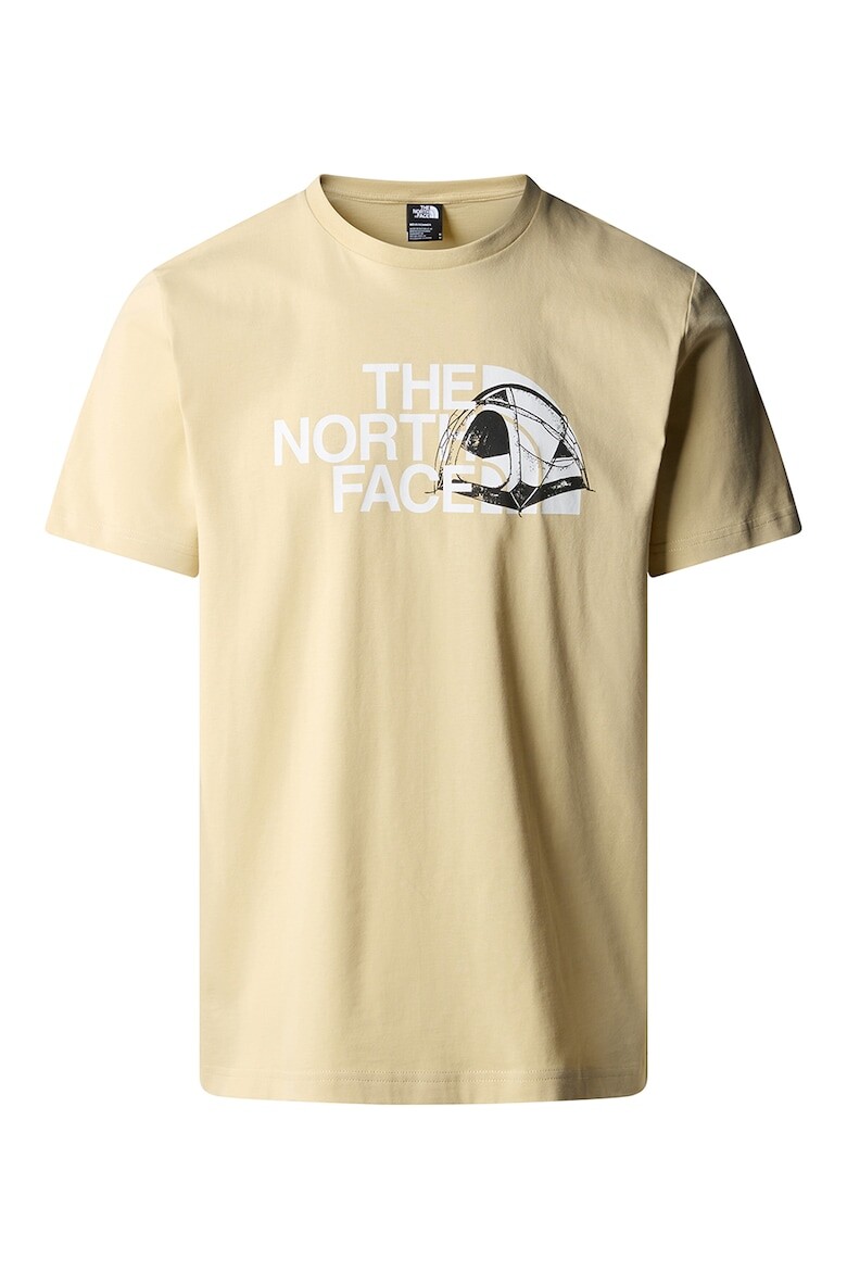

Футболка с овальным вырезом и логотипом The North Face, белый