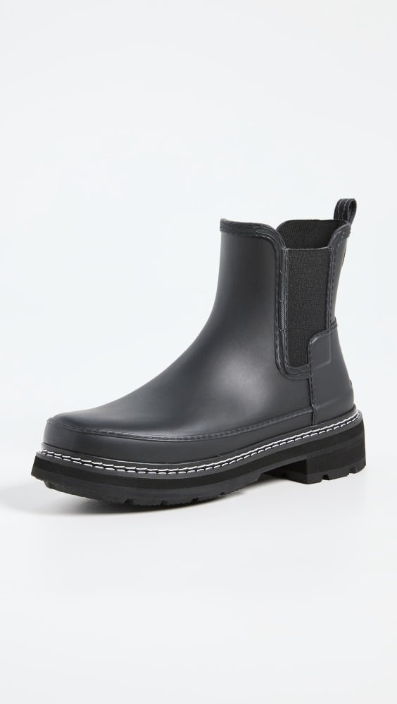 

Ботинки Hunter Boots Refined Chelsea Stitch, черный