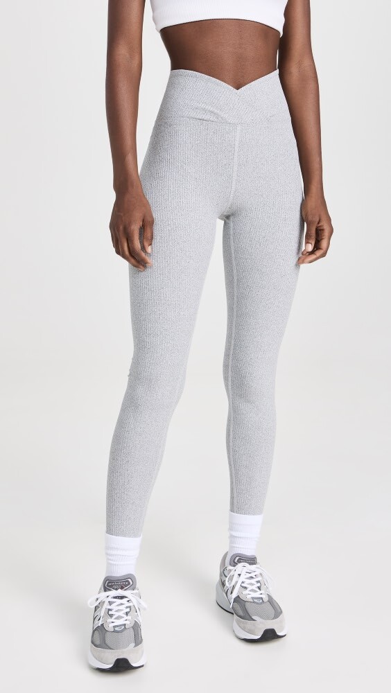 

Леггинсы Year of Ours Ribbed Veronica Leggings, серый