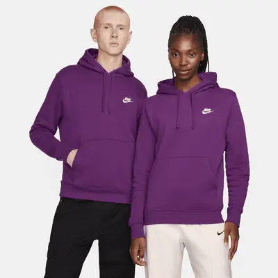 

Худи Nike Sportswear Club Fleece Pullover Hoodie, цвет Viotech/Viotech/White