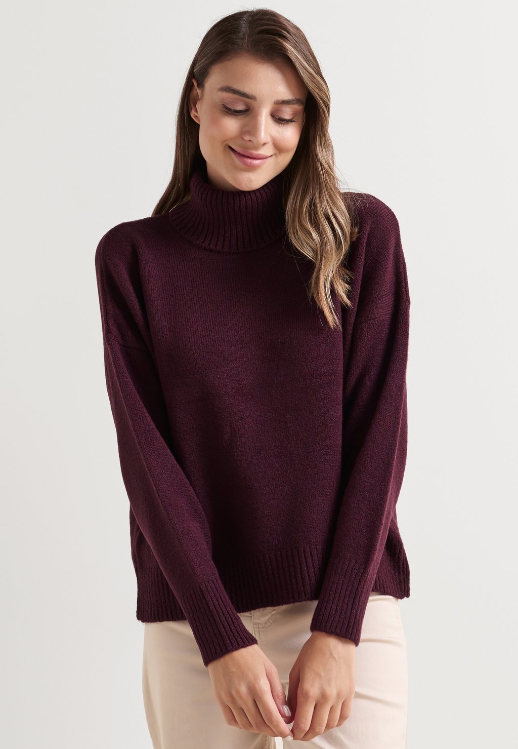 Вязаный свитер Jimmy Key, цвет dark brown
