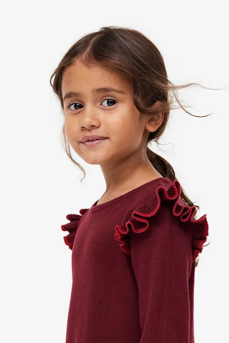 

Платье тонкой вязки H&M, красный