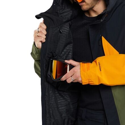 

Утепленная куртка L из Gore-Tex мужская Volcom, золото