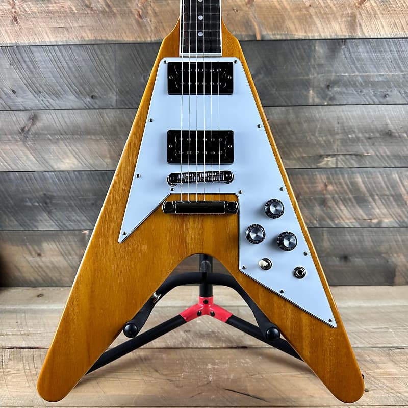 Электрогитара Gibson 70s Flying V Antique Natural - 226130042