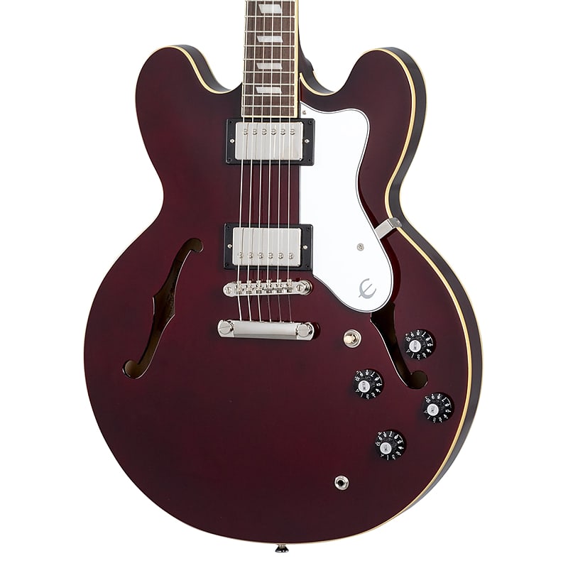 Электрогитара Epiphone Noel Gallagher Signature Riviera Semi Hollowbody Guitar - Dark Red Wine