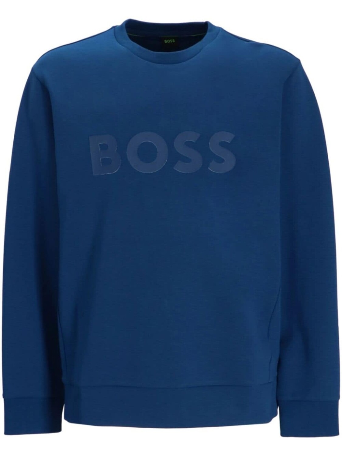 

Хлопковая толстовка с логотипом BOSS, синий
