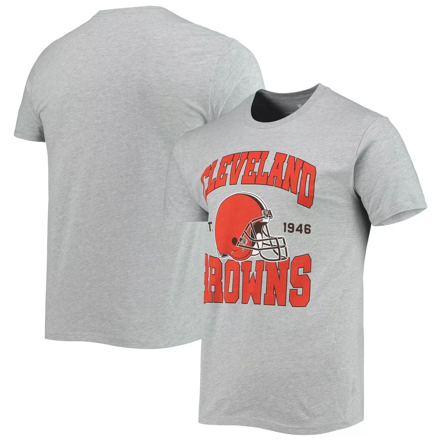 

Мужская серая футболка со шлемом Cleveland Browns Junk Food, Серый
