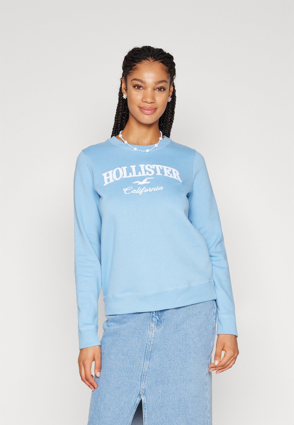 Толстовка Core Crew Hollister Co., цвет blissful blue