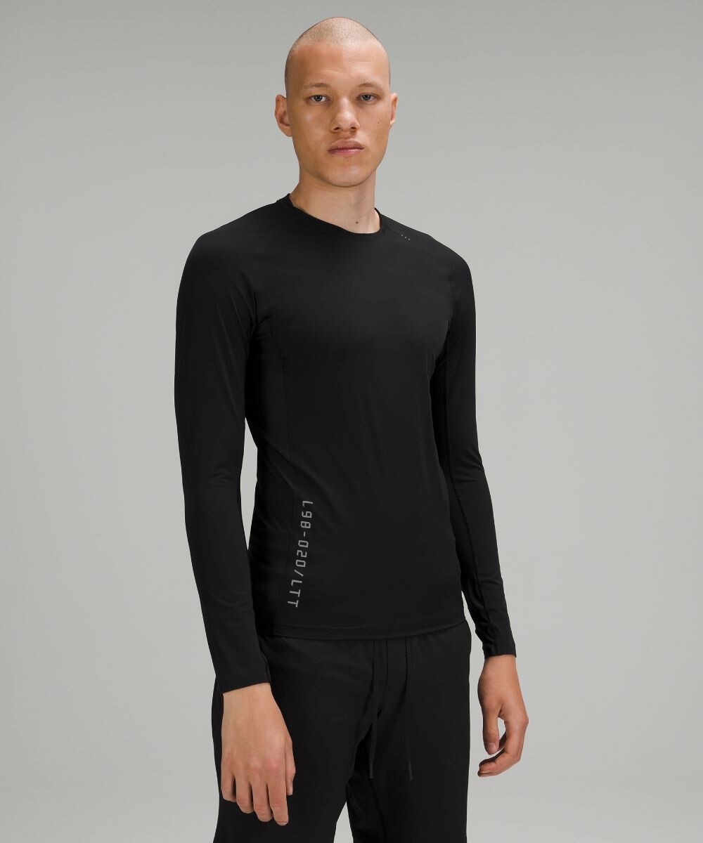 

Рубашка с длинным рукавом для тренинга Vital Drive Lululemon, черный