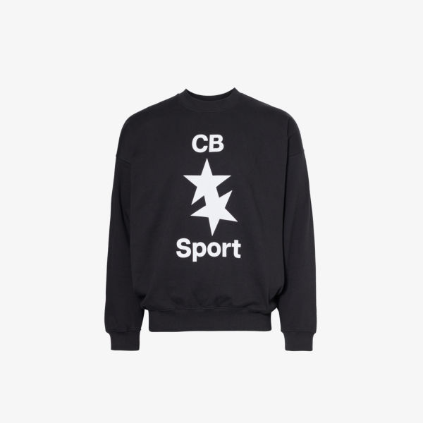 

Толстовка CB Sport из хлопкового джерси с логотипом Cole Buxton, черный