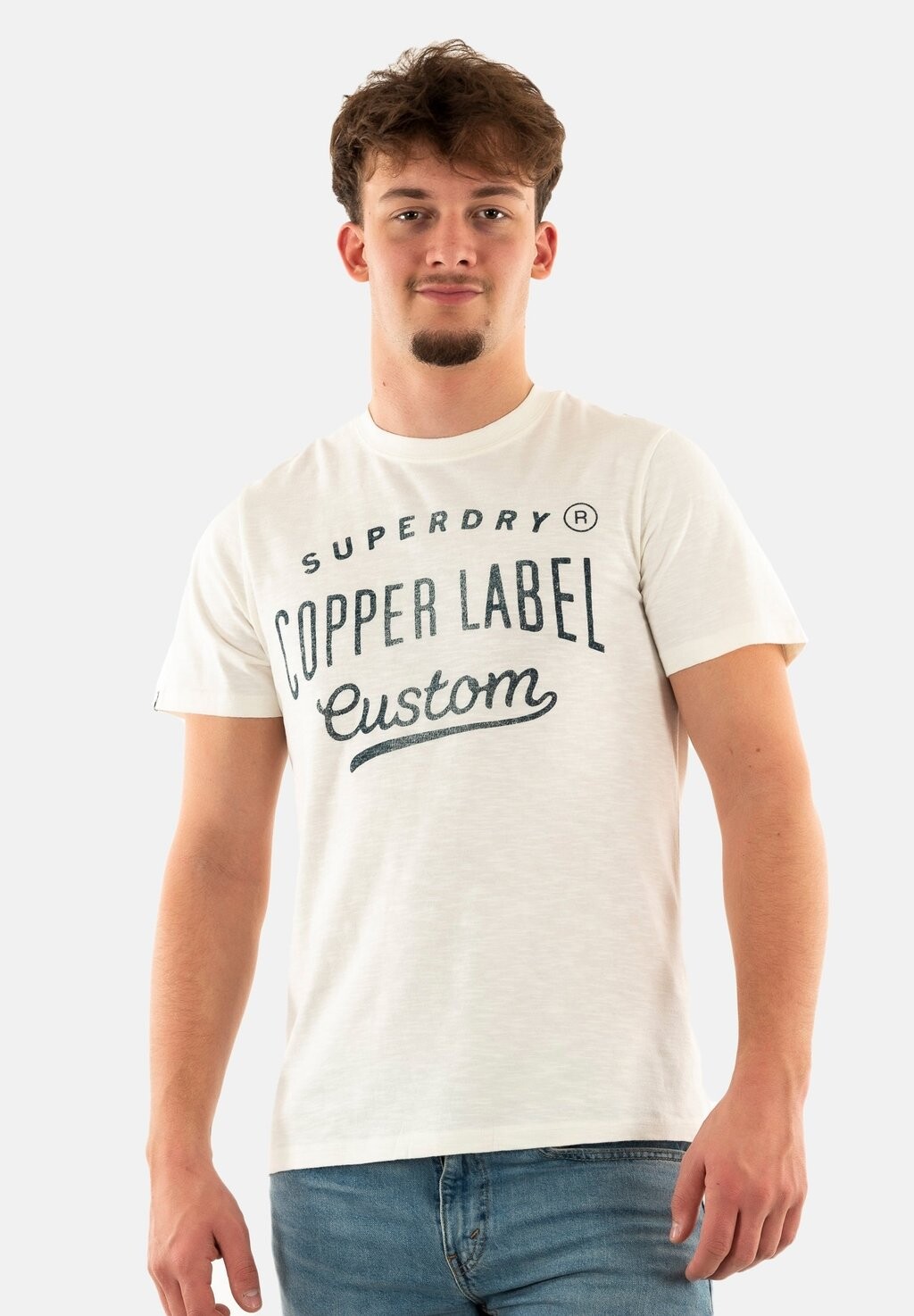 

Футболка с принтом Superdry, белый