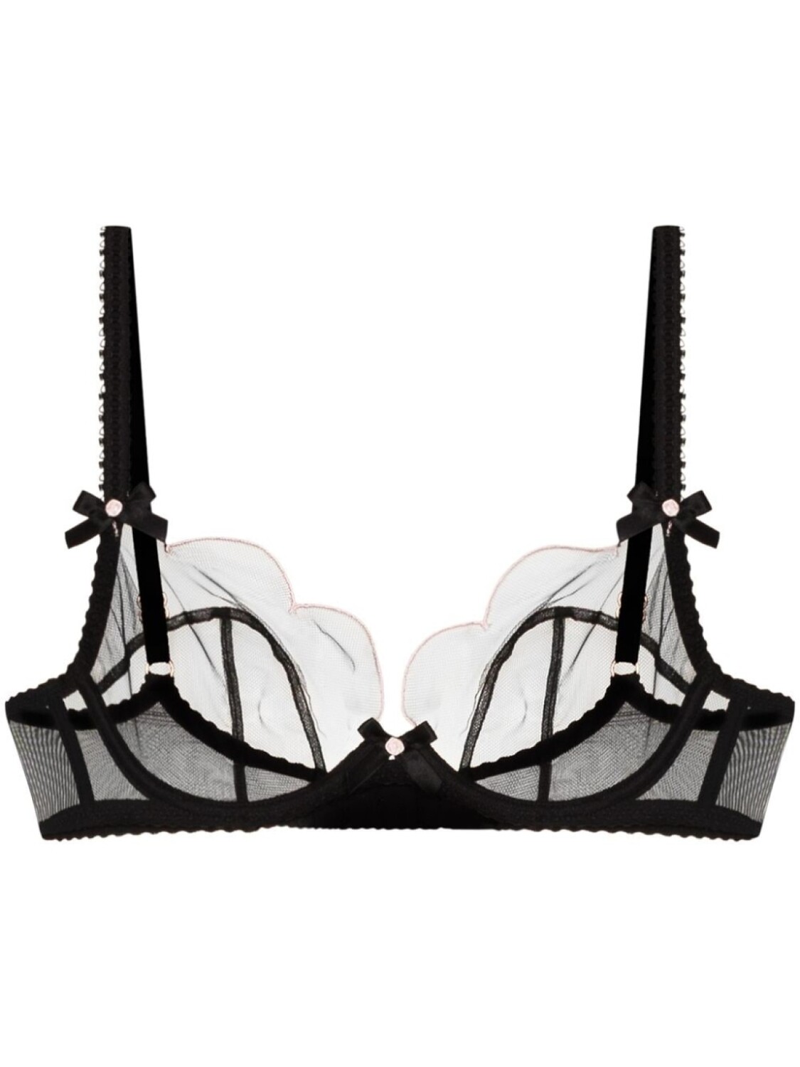 

Agent Provocateur бюстгальтер Lorna с фестонами, черный