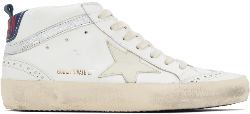 

Эксклюзивные кроссовки Off-White Mid Star от SSENSE Golden Goose