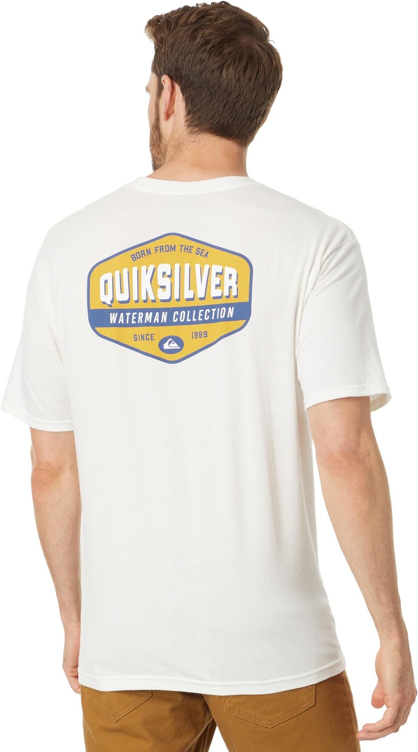 

Футболка с короткими рукавами Morning Session Quiksilver, цвет Snow White