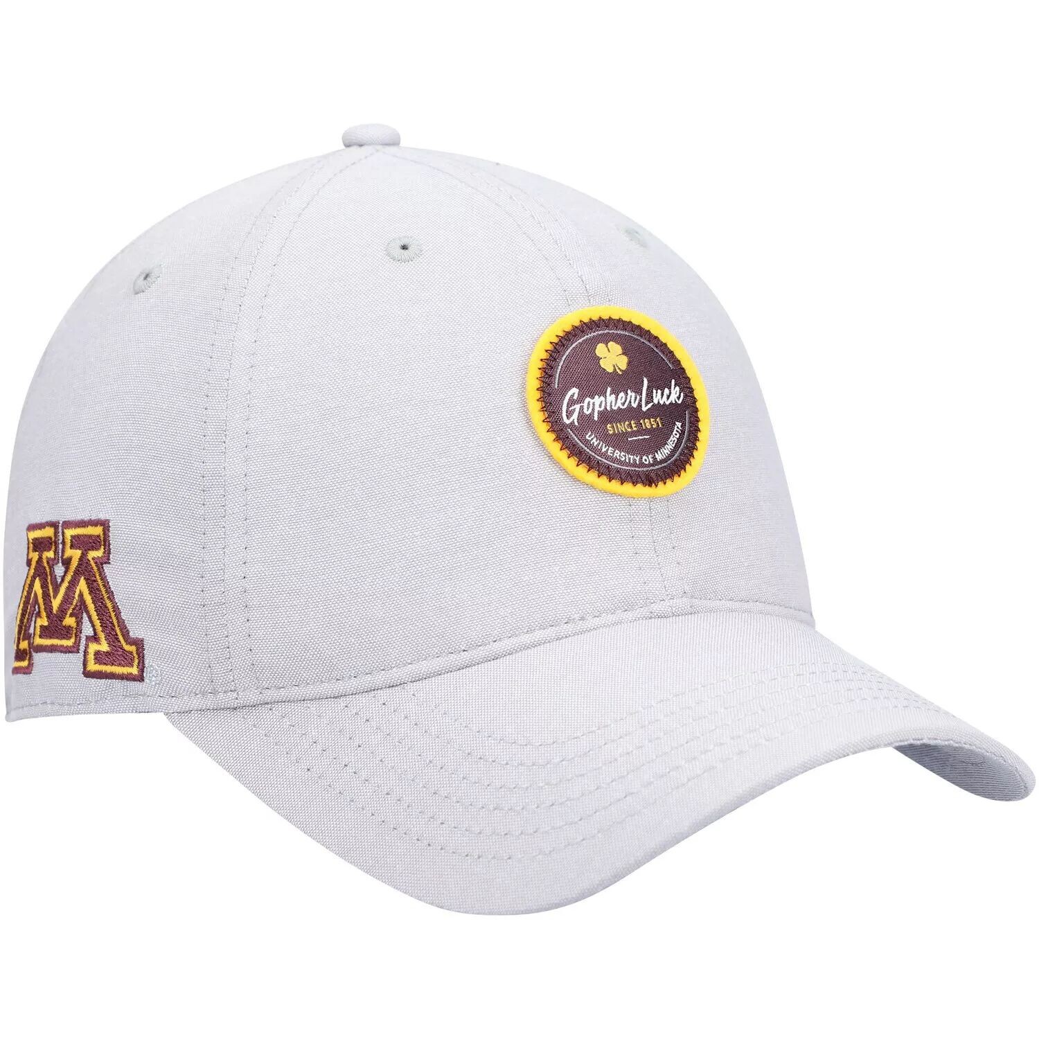 

Мужская серая регулируемая шляпа Minnesota Golden Gophers Oxford Circle