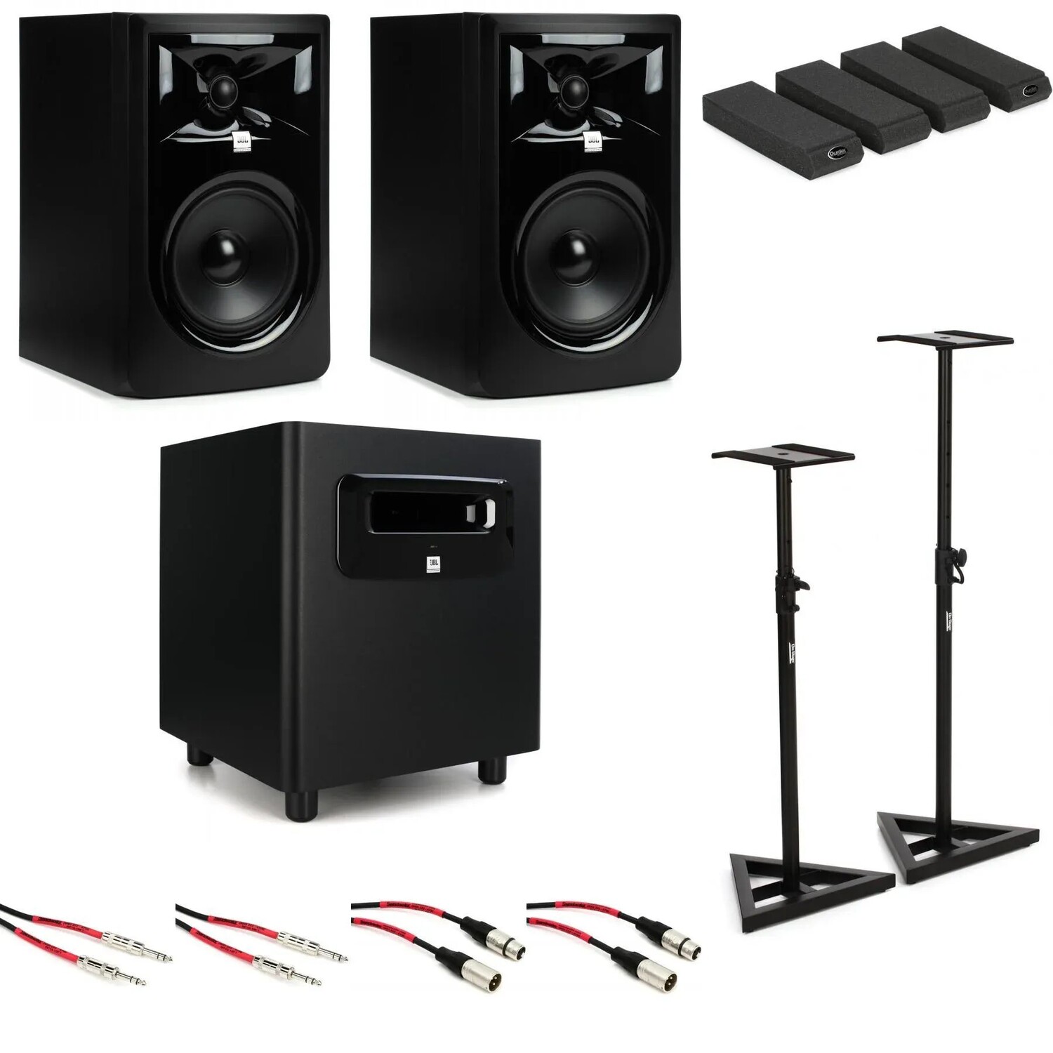 

JBL 306P MkII 6,5-дюймовый активный студийный монитор в комплекте Studio