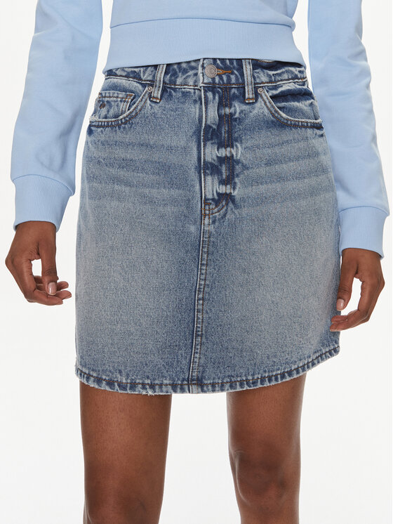 цена Джинсовая юбка узкого кроя Armani Exchange, синий
